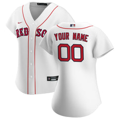 Boston Red Sox Nike Women's Home Replica Custom Jersey - White - Nike on Sale