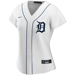 Detroit Tigers Nike Women's Home Replica Custom Jersey - White - Nike Online
