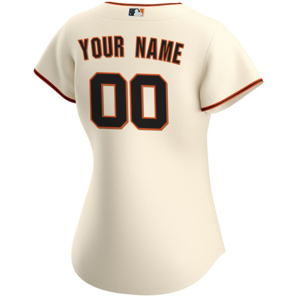 San Francisco Giants Nike Women's Home Replica Custom Jersey - Cream - Nike Discount