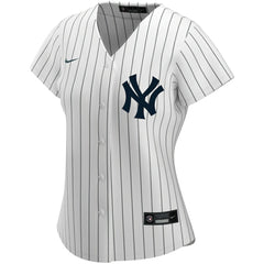 New York Yankees Nike Women's Home Replica Custom Jersey - White - Nike Discount