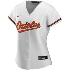 Baltimore Orioles Nike Women's Home Replica Custom Jersey - White - Nike Discount