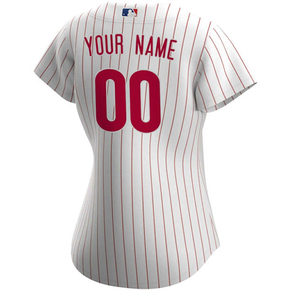 Philadelphia Phillies Nike Women's Home Replica Custom Jersey - White - Nike Online