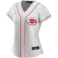 Cincinnati Reds Nike Women's Home Replica Custom Jersey - White - Nike Sale