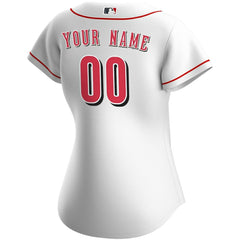 Cincinnati Reds Nike Women's Home Replica Custom Jersey - White - Nike Sale