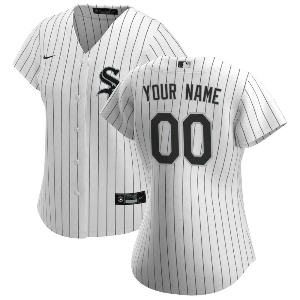 Chicago White Sox Nike Women's Home Replica Custom Jersey - White - Nike Lifestyle