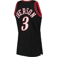Allen Iverson Philadelphia 76ers 1997/98 Hardwood Classics Authentic Jersey Black | Mitchell & Ness discount