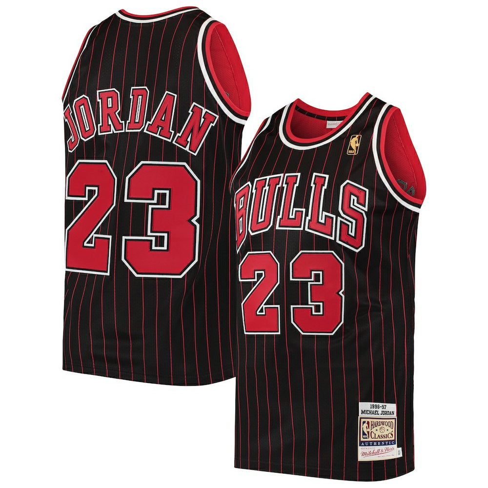 Michael Jordan Chicago Bulls 1996/97 Hardwood Classics Authentic Jersey for sale Black | Mitchell & Ness outlet