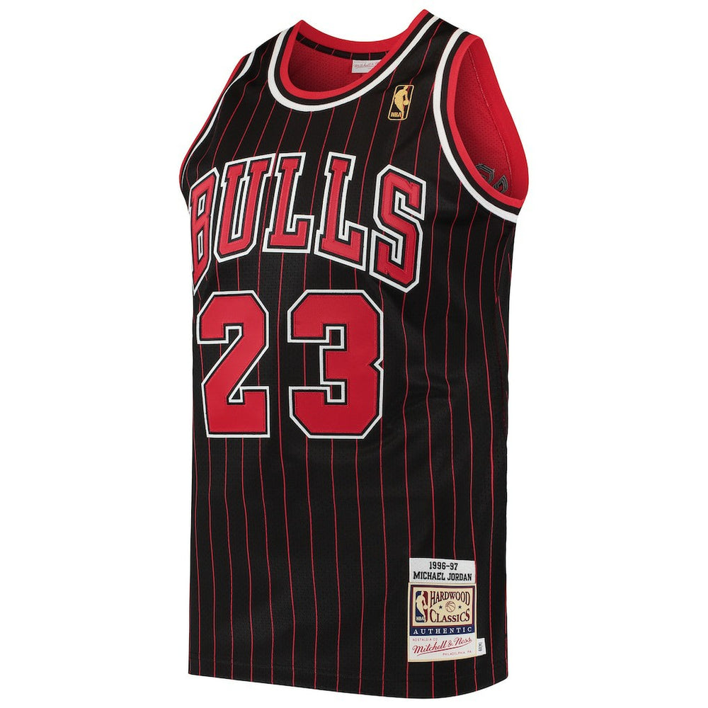 Michael Jordan Chicago Bulls 1996/97 Hardwood Classics Authentic Jersey for sale Black | Mitchell & Ness outlet