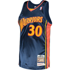 Stephen Curry Golden State Warriors 2009/10 Hardwood Classics Authentic Jersey for sale Navy | Mitchell & Ness