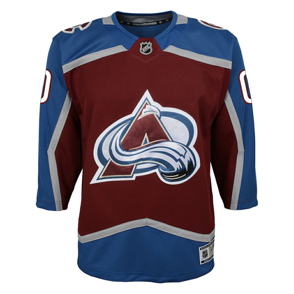 Colorado Avalanche Youth Home Premier Custom Jersey - Burgundy - NHL 3820527