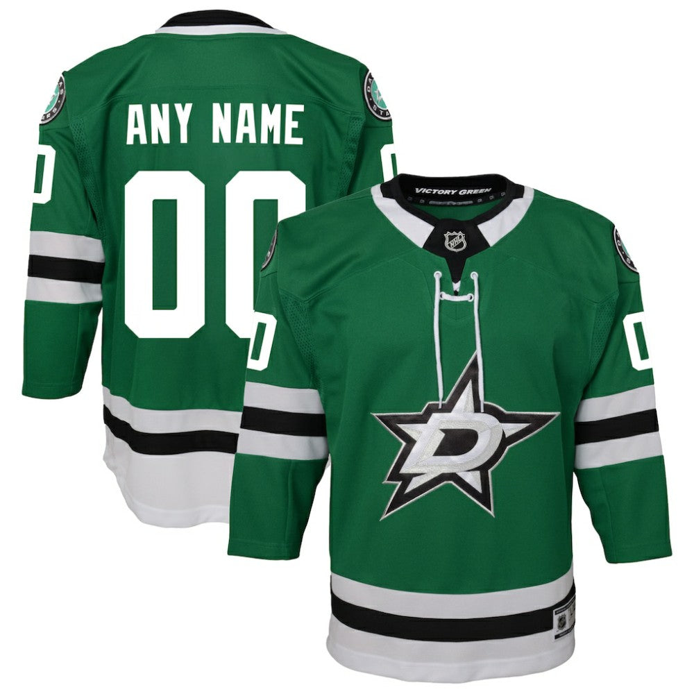 Dallas Stars Youth Home Custom Premier Jersey - Green - NHL 3820529