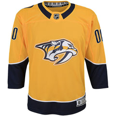 Nashville Predators Youth Home Premier Custom Jersey - Yellow - NHL 3820536