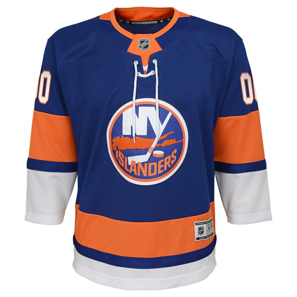 New York Islanders Youth Home Premier Custom Jersey - Blue - NHL 3820538