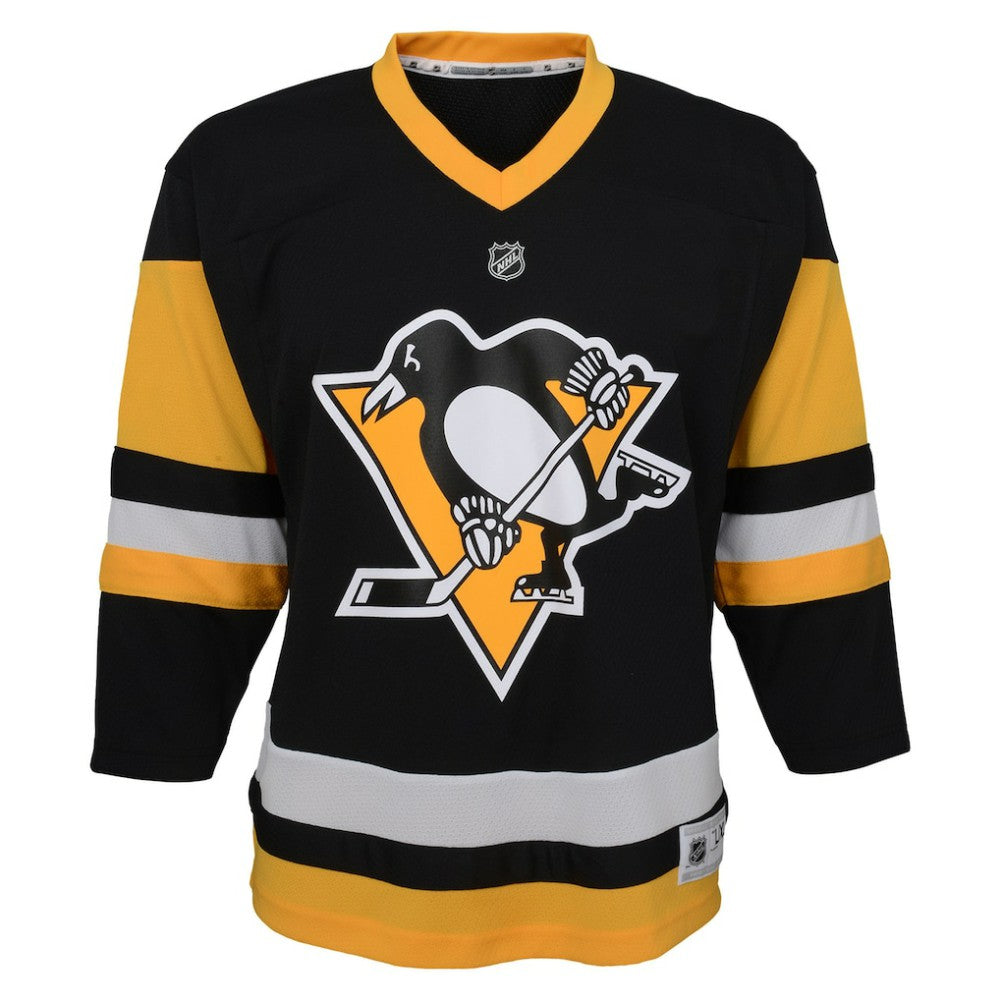 Pittsburgh Penguins Youth Home Premier Custom Jersey - Black - NHL 3820542