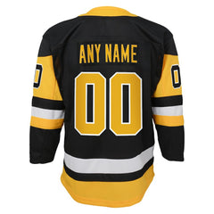Pittsburgh Penguins Youth Home Premier Custom Jersey - Black - NHL 3820542