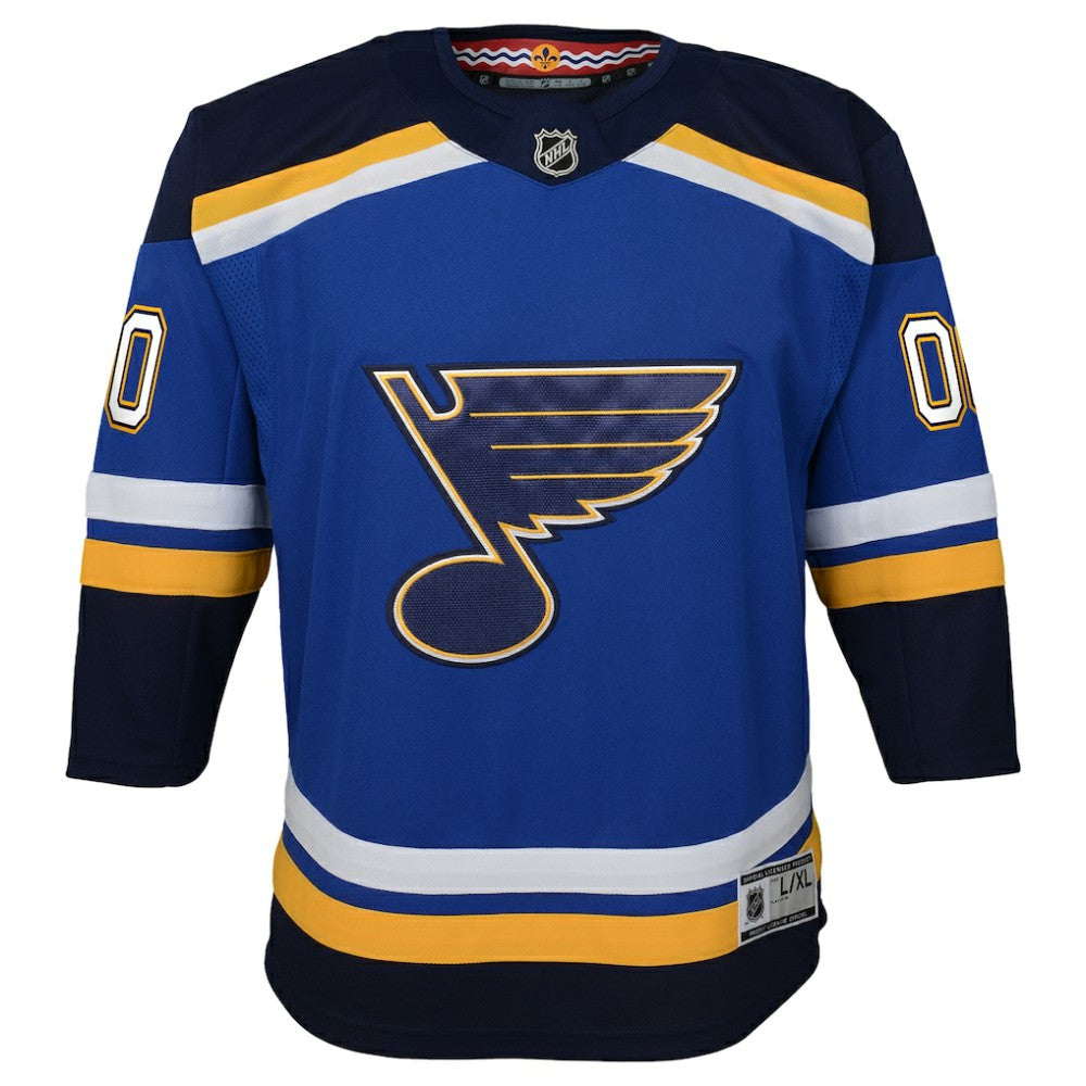 St. Louis Blues Youth Home Premier Custom Jersey - Blue - NHL 3820544
