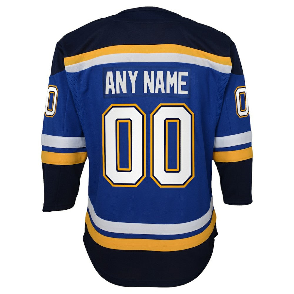 St. Louis Blues Youth Home Premier Custom Jersey - Blue - NHL 3820544