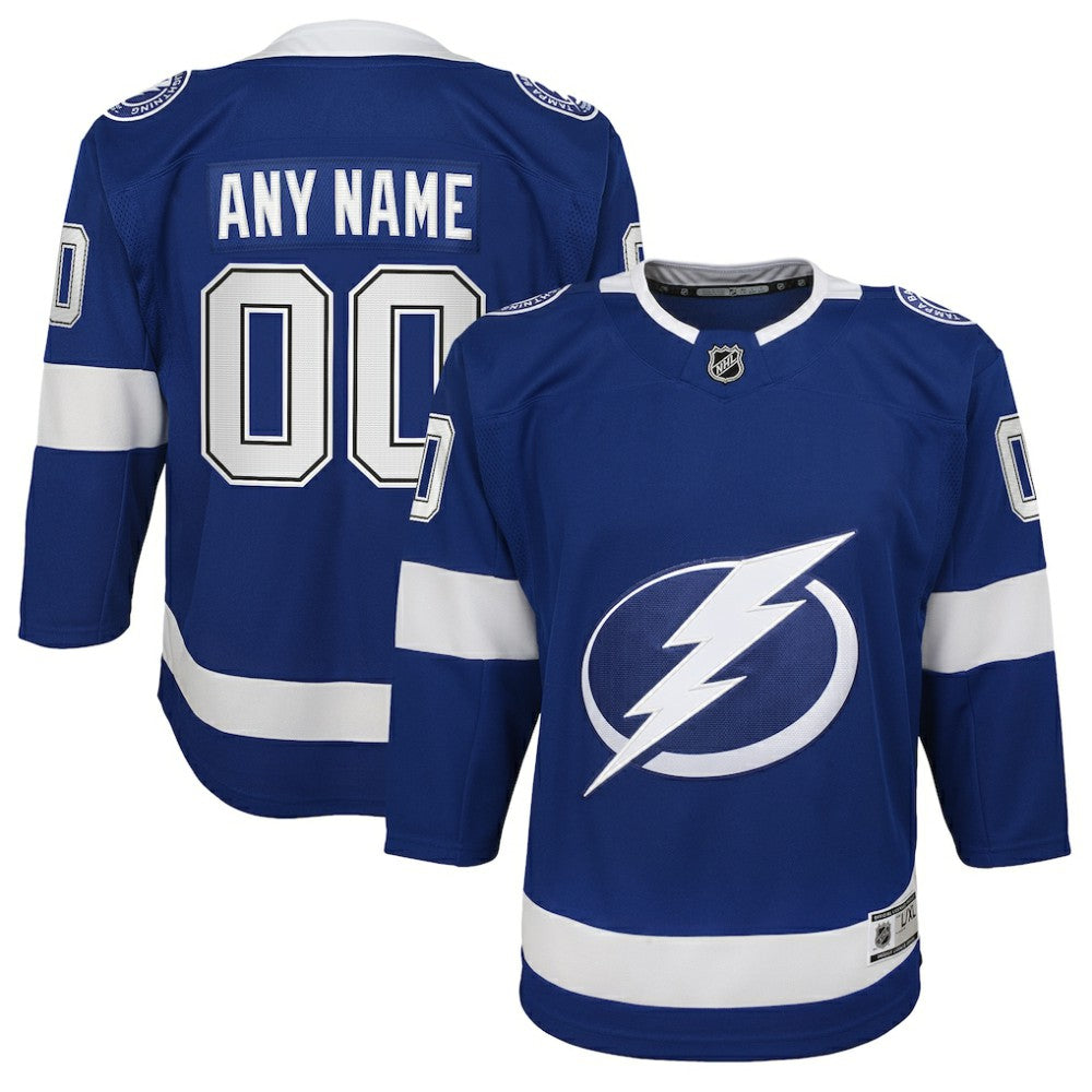 Tampa Bay Lightning Youth Home Custom Premier Jersey - Blue - NHL 3820545