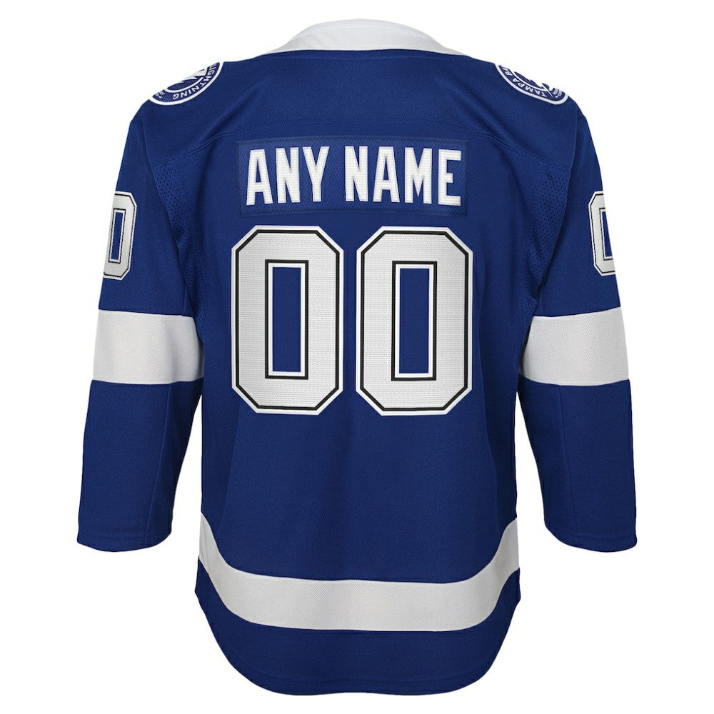Tampa Bay Lightning Youth Home Custom Premier Jersey - Blue - NHL 3820545