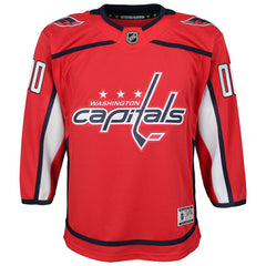 Washington Capitals Youth Home Custom Premier Jersey - Red - NHL 3820548