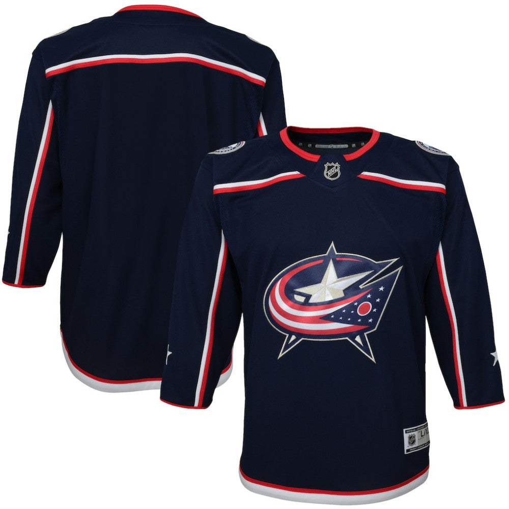 Columbus Blue Jackets Youth Home Premier Jersey - Navy - NHL 3820556