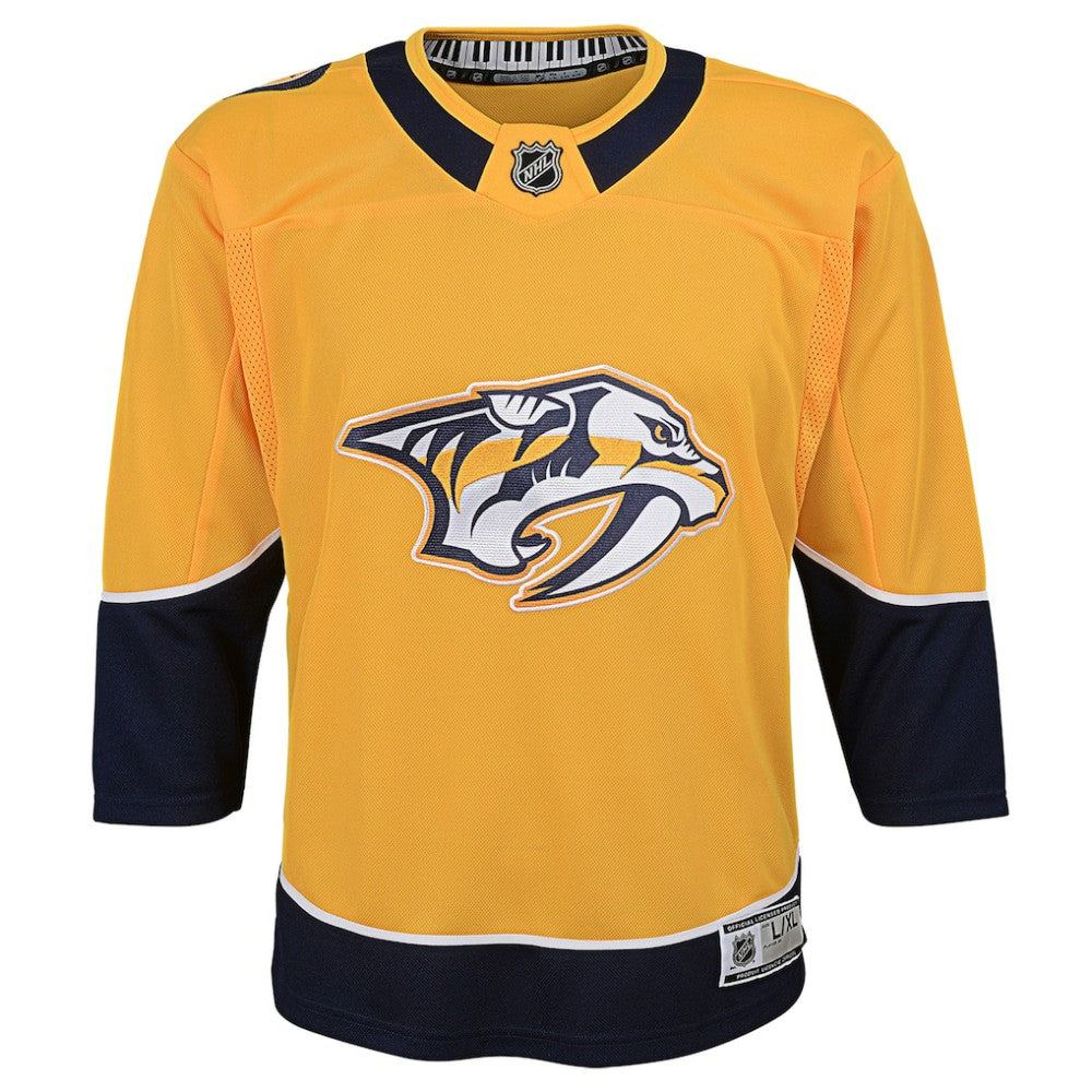 Nashville Predators Youth Home Premier Blank Jersey - Yellow - NHL 3820564