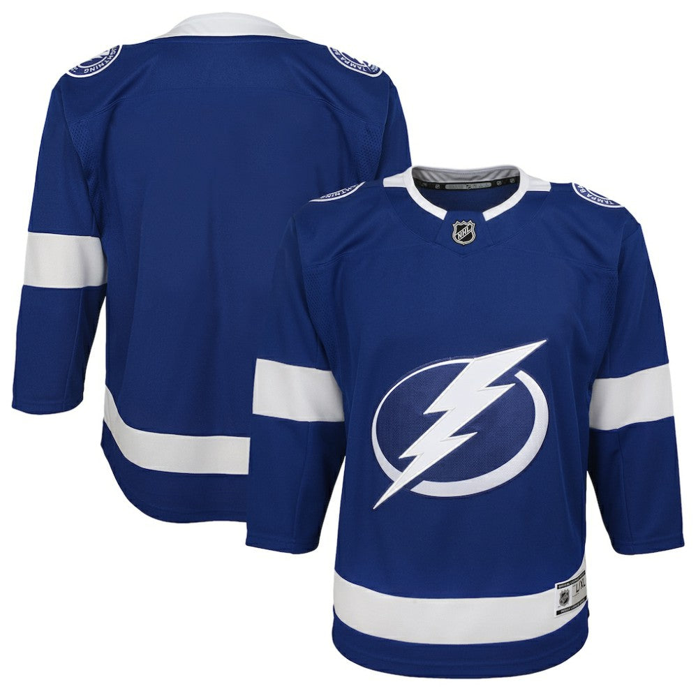 Tampa Bay Lightning Youth Home Blank Premier Jersey - Blue - NHL 3820573