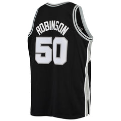 David Robinson San Antonio Spurs 1998/99 Big & Tall Hardwood Classics Swingman Jersey Black | Mitchell & Ness US