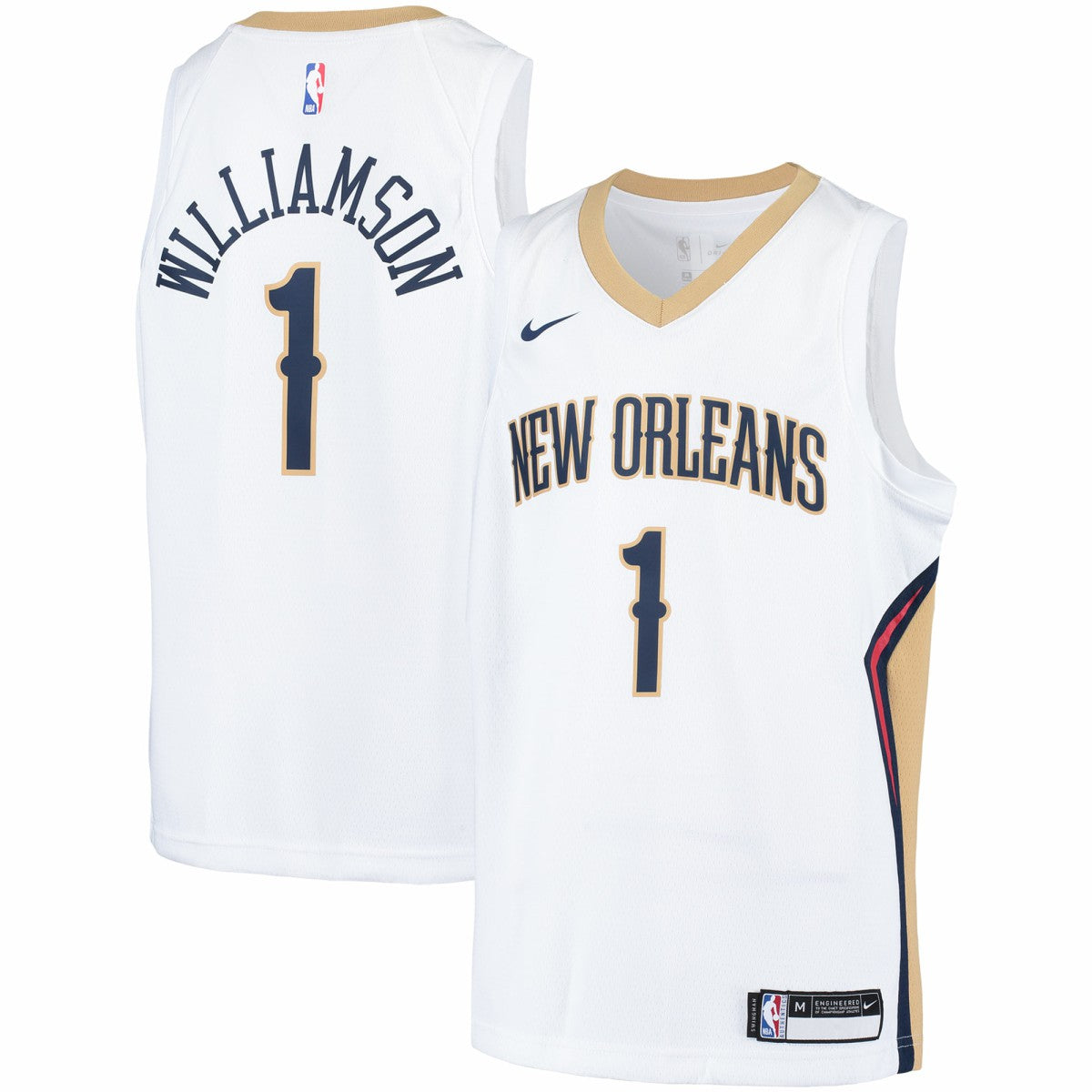 Zion Williamson New Orleans Pelicans Youth Swingman Player Jersey Association Edition White | Nike online