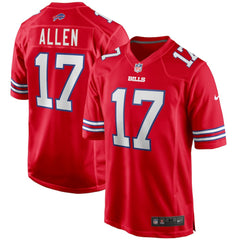 Nike Josh Allen Buffalo Bills Alternate Game Player Jersey Red