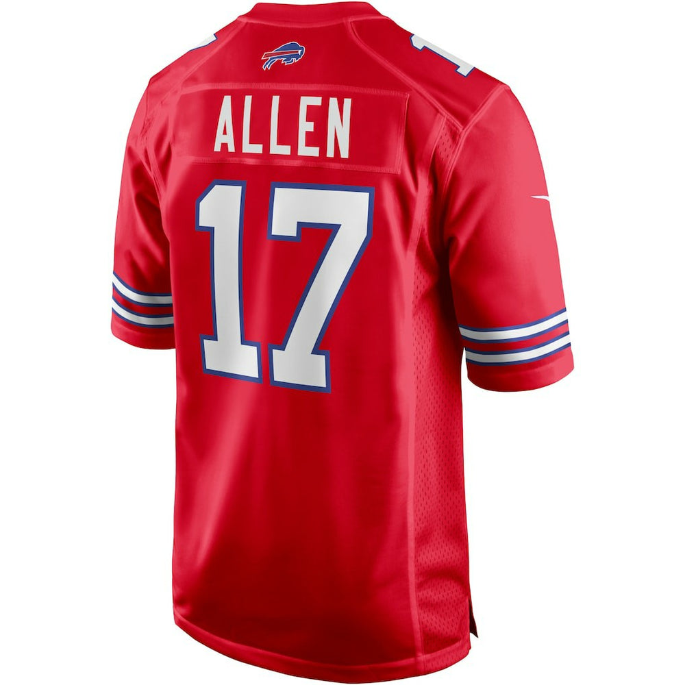 Nike Josh Allen Buffalo Bills Alternate Game Player Jersey Red