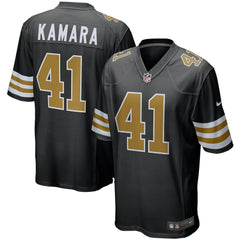 Nike Alvin Kamara New Orleans Saints Alternate Game Jersey Black