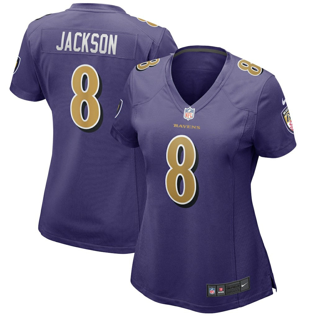 Nike Lamar Jackson Baltimore Ravens Women's Alternate Game Player Jersey Purple