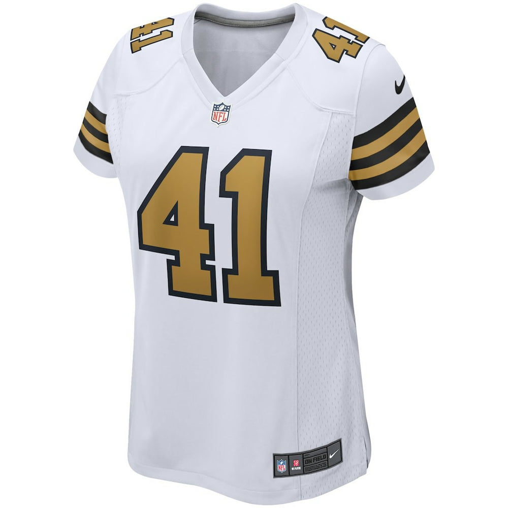 Nike Alvin Kamara New Orleans Saints Women's Alternate Game Player Jersey White