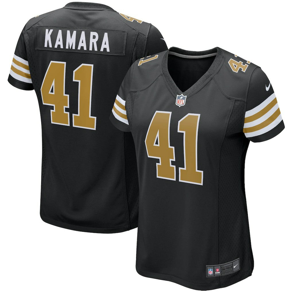 Nike Alvin Kamara New Orleans Saints Women's Player Jersey Black