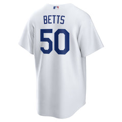 Mookie Betts Los Angeles Dodgers Nike Home Replica Player Name Jersey - White - Nike Lifestyle
