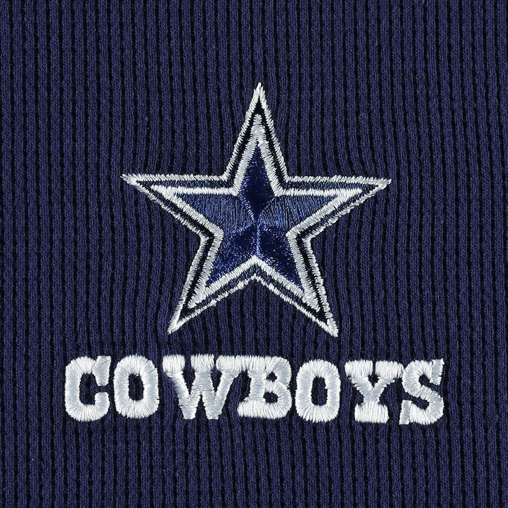 Dallas Cowboys Maverick Thermal Henley Long Sleeve T-Shirt Navy