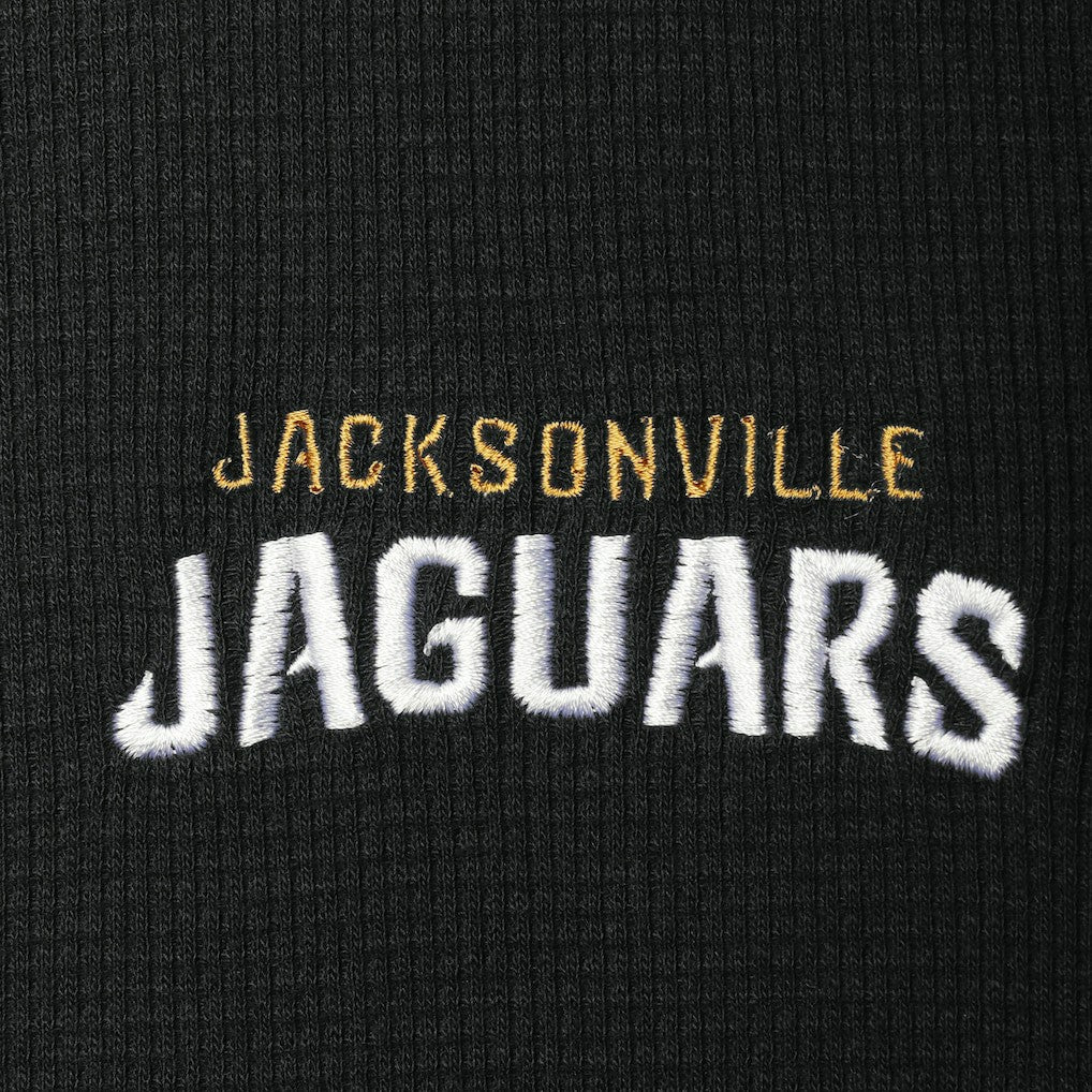 Jacksonville Jaguars Dunbrooke Logo Maverick Thermal Henley Long Sleeve T-Shirt Black