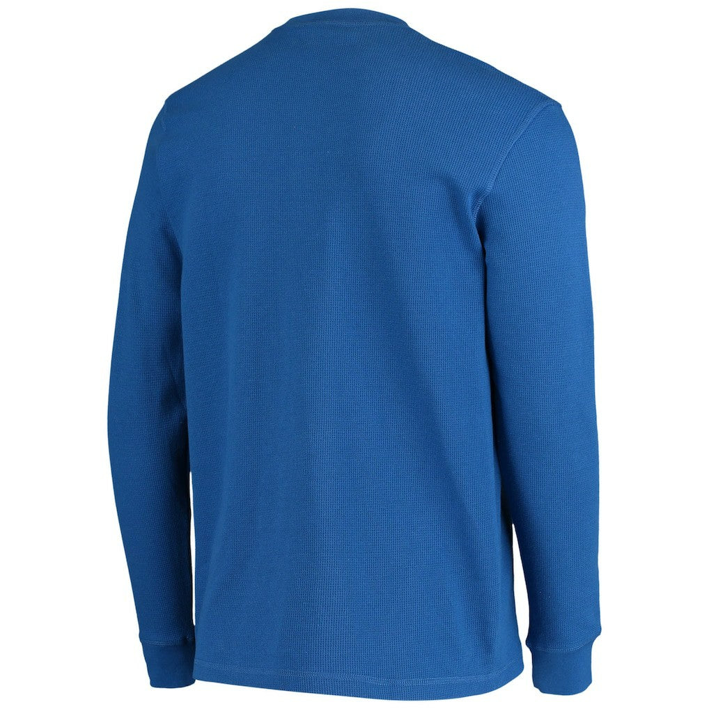 Los Angeles Rams Dunbrooke Logo Maverick Thermal Henley Long Sleeve T-Shirt Royal