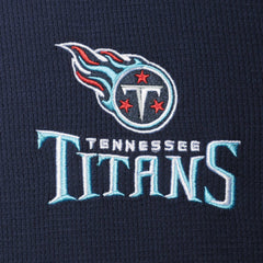 Tennessee Titans Dunbrooke Logo Maverick Thermal Henley Long Sleeve T-Shirt Navy