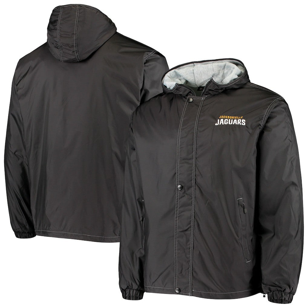 Jacksonville Jaguars Dunbrooke Logo Legacy Stadium Full-Zip Jacket- Black