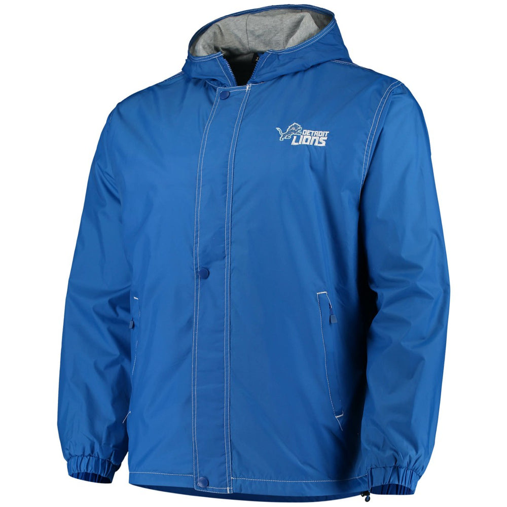 Detroit Lions Dunbrooke Logo Legacy Stadium Full-Zip Jacket- Blue