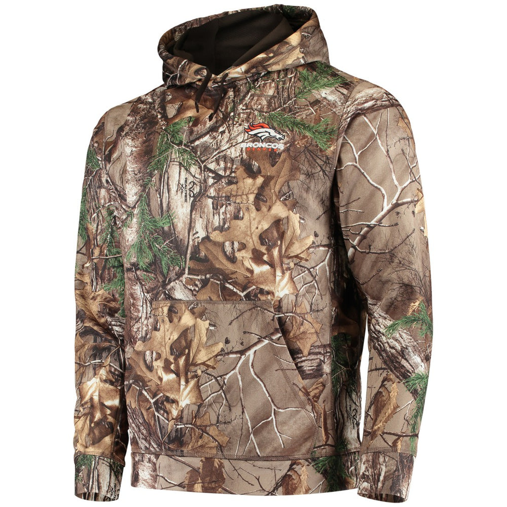 Denver Broncos Dunbrooke Circle Champion Tech Fleece Pullover Hoodie Realtree Camo