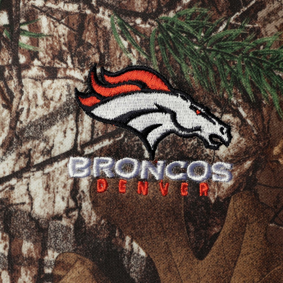Denver Broncos Dunbrooke Circle Champion Tech Fleece Pullover Hoodie Realtree Camo