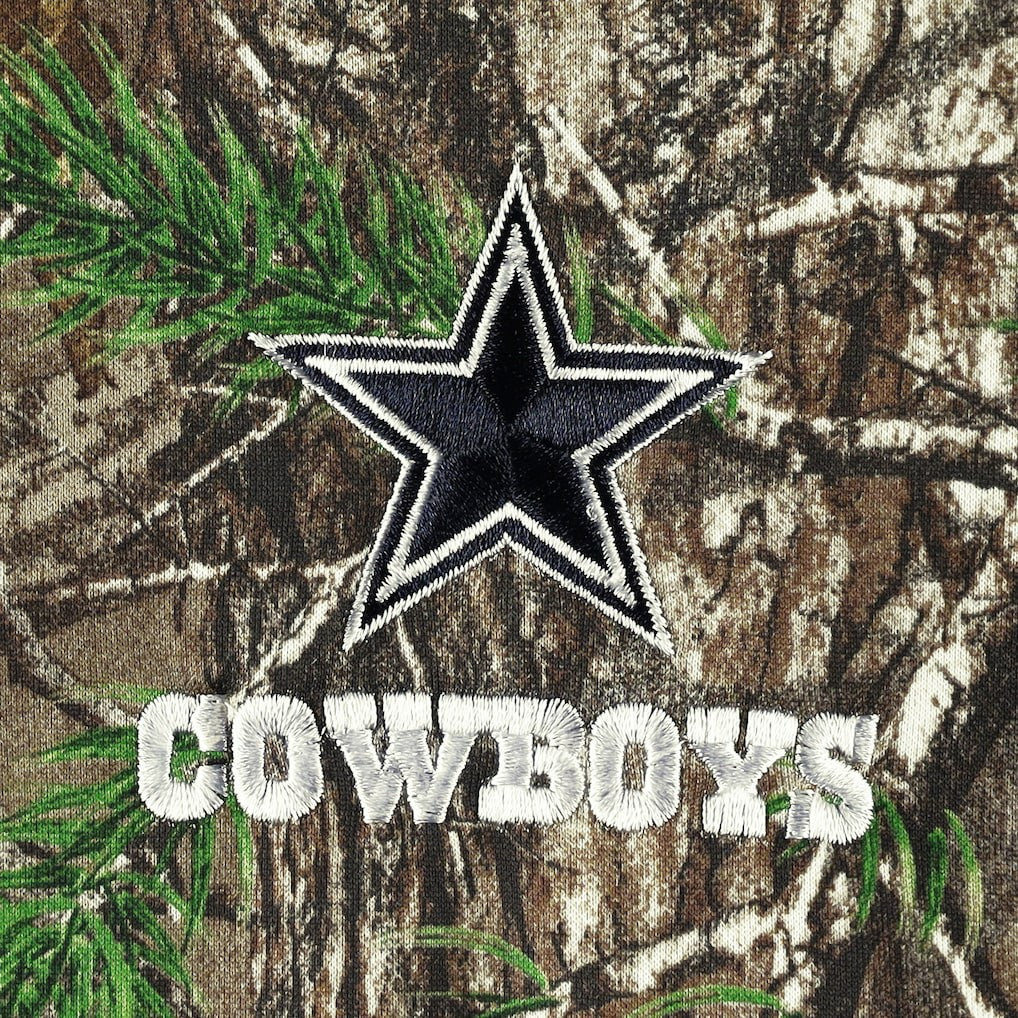 Dallas Cowboys Champion Tech Fleece Pullover Hoodie Realtree Camo
