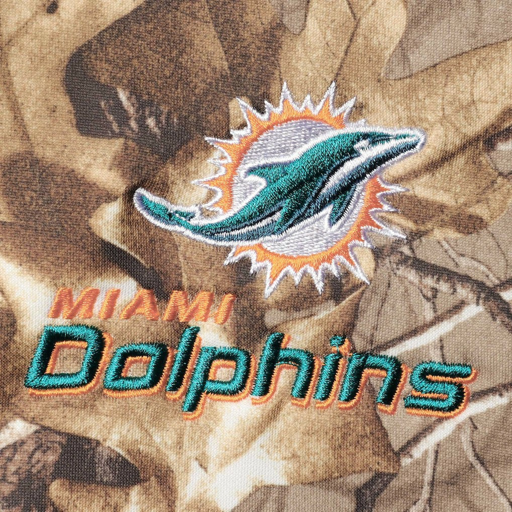 Miami Dolphins Dunbrooke Circle Champion Tech Fleece Pullover Hoodie Realtree Camo