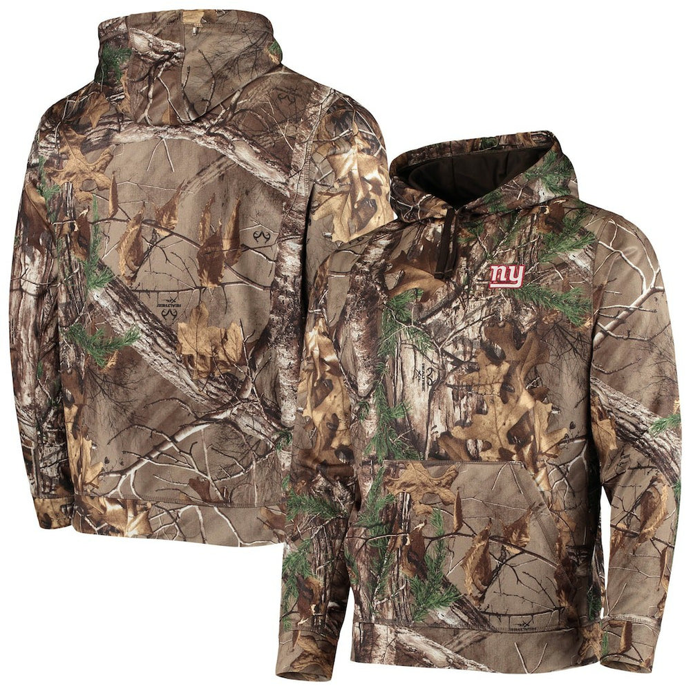 New York Giants Dunbrooke Circle Champion Tech Fleece Pullover Hoodie Realtree Camo