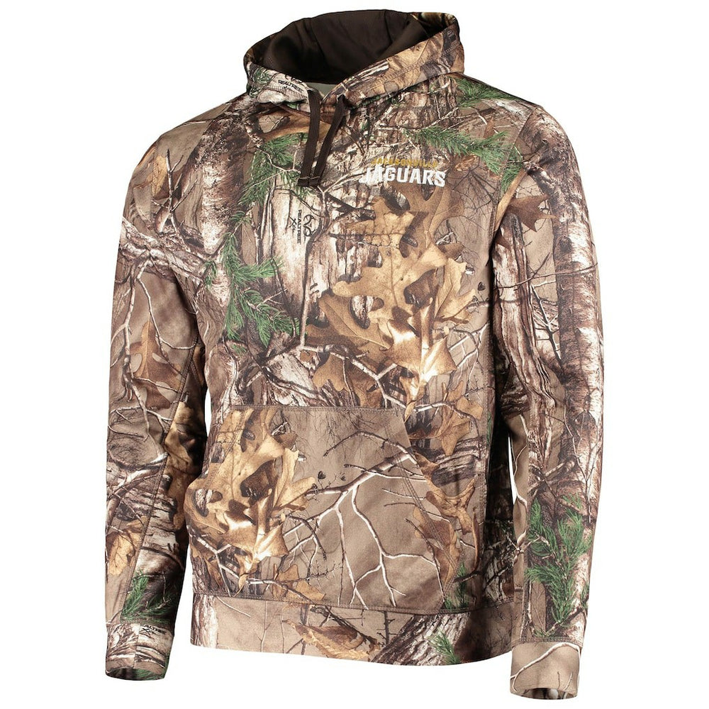 Jacksonville Jaguars Dunbrooke Circle Champion Tech Fleece Pullover Hoodie Realtree Camo