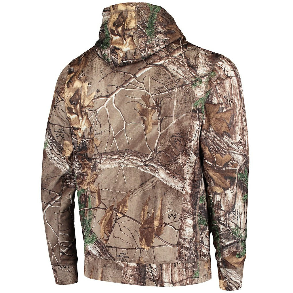 Los Angeles Chargers Dunbrooke Circle Champion Tech Fleece Pullover Hoodie Realtree Camo
