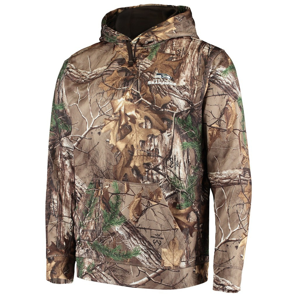 Seattle Seahawks Dunbrooke Circle Champion Tech Fleece Pullover Hoodie Realtree Camo